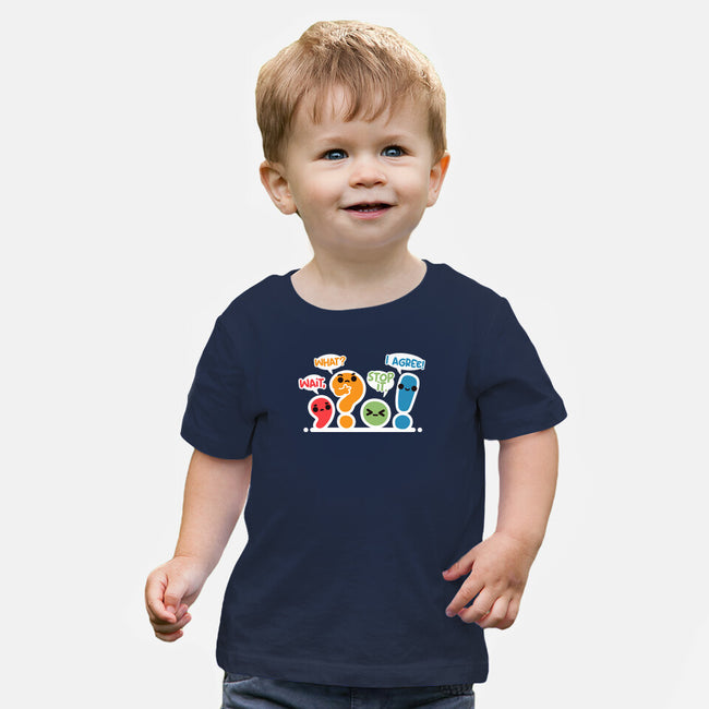 Punctuation Squad-Baby-Basic-Tee-NemiMakeit