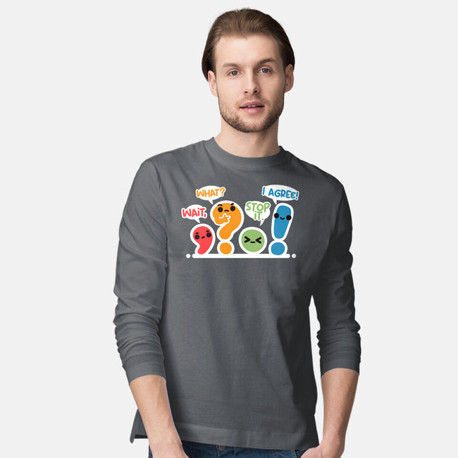 Punctuation Squad-Mens-Long Sleeved-Tee-NemiMakeit