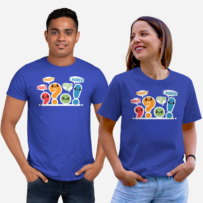 Punctuation Squad-Unisex-Basic-Tee-NemiMakeit