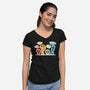 Punctuation Squad-Womens-V-Neck-Tee-NemiMakeit