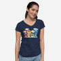 Punctuation Squad-Womens-V-Neck-Tee-NemiMakeit