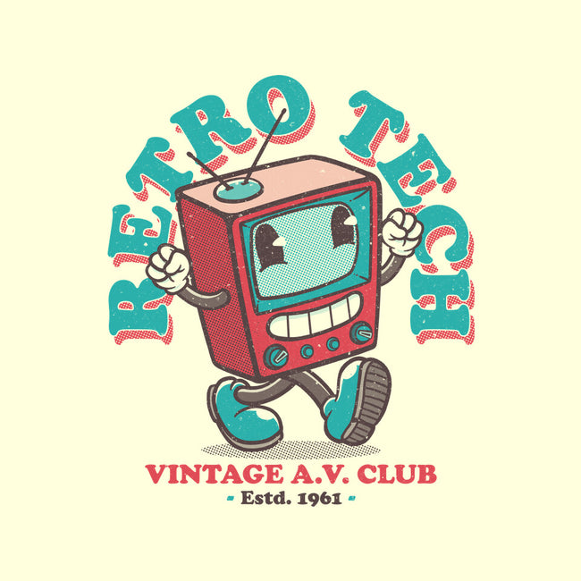 Retro Tech TV-Unisex-Kitchen-Apron-teesgeex