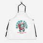 Retro Tech TV-Unisex-Kitchen-Apron-teesgeex