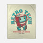 Retro Tech TV-None-Fleece-Blanket-teesgeex
