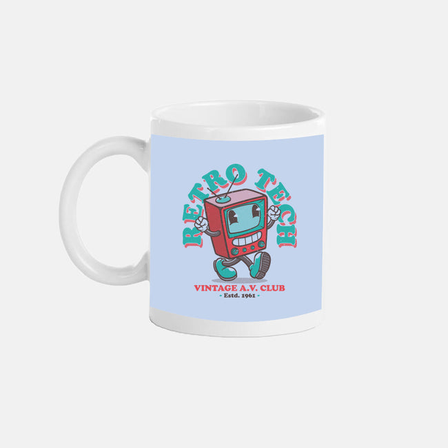 Retro Tech TV-None-Mug-Drinkware-teesgeex