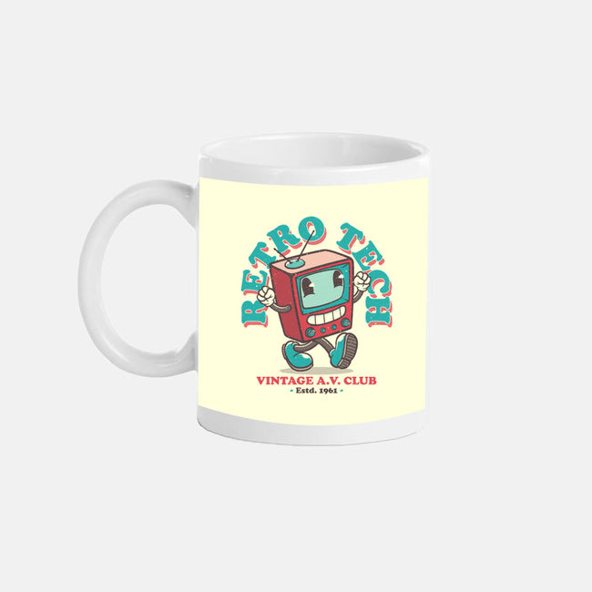 Retro Tech TV-None-Mug-Drinkware-teesgeex