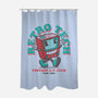 Retro Tech TV-None-Polyester-Shower Curtain-teesgeex