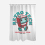Retro Tech TV-None-Polyester-Shower Curtain-teesgeex