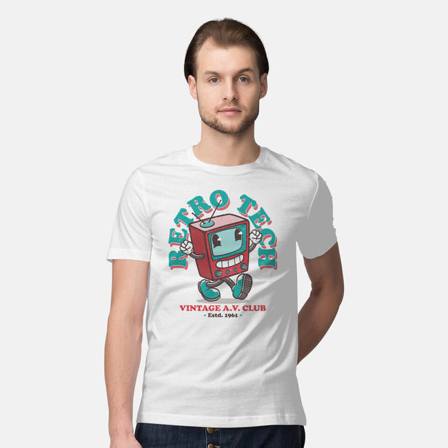 Retro Tech TV-Mens-Premium-Tee-teesgeex
