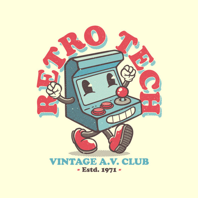 Retro Tech Arcade-None-Glossy-Sticker-teesgeex
