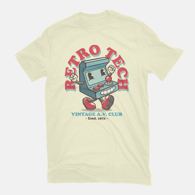 Retro Tech Arcade-Mens-Basic-Tee-teesgeex