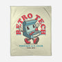 Retro Tech Arcade-None-Fleece-Blanket-teesgeex
