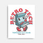 Retro Tech Arcade-None-Stretched-Canvas-teesgeex