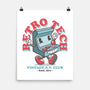 Retro Tech Arcade-None-Matte-Poster-teesgeex