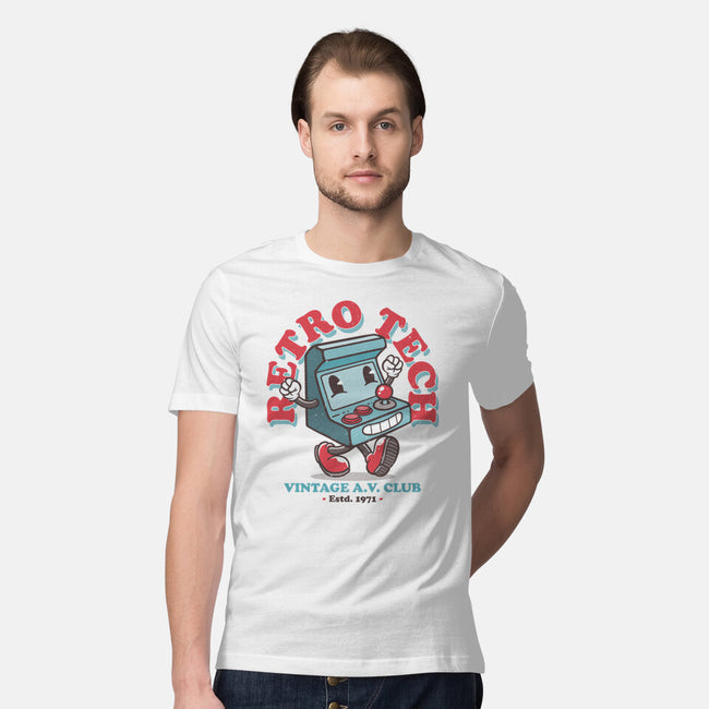 Retro Tech Arcade-Mens-Premium-Tee-teesgeex