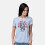 Retro Tech Arcade-Womens-Basic-Tee-teesgeex