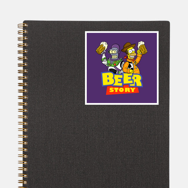 Beer Story-None-Glossy-Sticker-Barbadifuoco