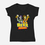 Beer Story-Womens-V-Neck-Tee-Barbadifuoco
