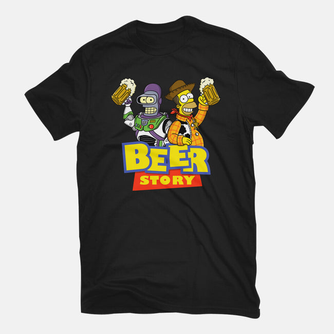 Beer Story-Mens-Basic-Tee-Barbadifuoco