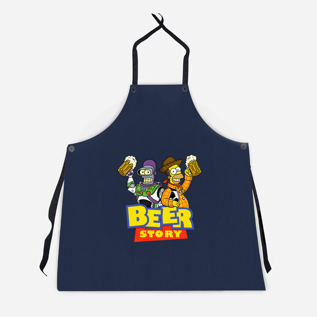 Beer Story-Unisex-Kitchen-Apron-Barbadifuoco