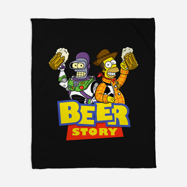 Beer Story-None-Fleece-Blanket-Barbadifuoco
