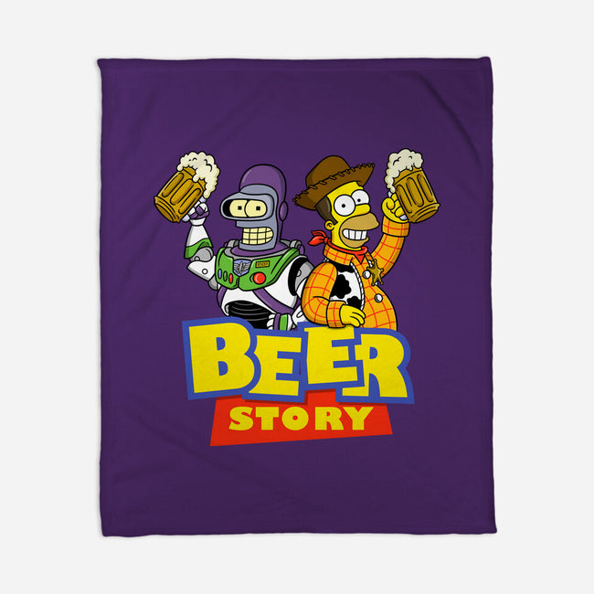 Beer Story-None-Fleece-Blanket-Barbadifuoco