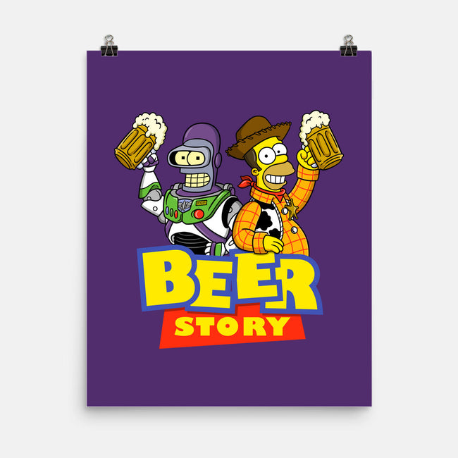 Beer Story-None-Matte-Poster-Barbadifuoco