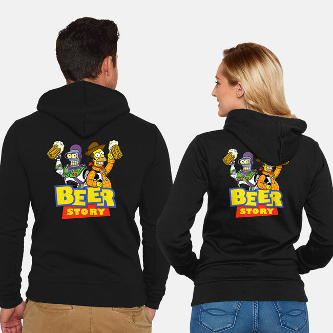 Beer Story-Unisex-Zip-Up-Sweatshirt-Barbadifuoco