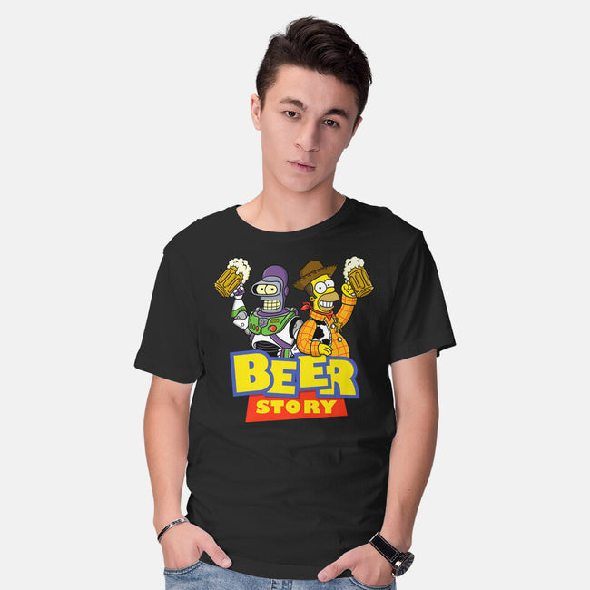 Beer Story-Mens-Basic-Tee-Barbadifuoco