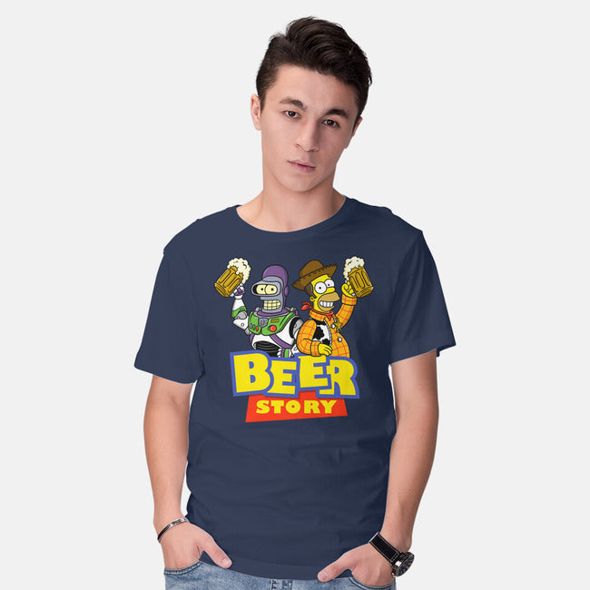 Beer Story-Mens-Basic-Tee-Barbadifuoco
