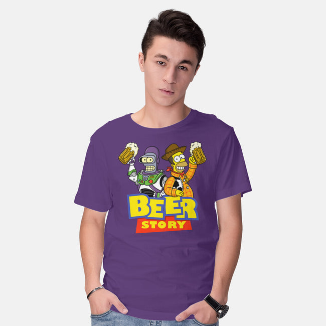 Beer Story-Mens-Basic-Tee-Barbadifuoco