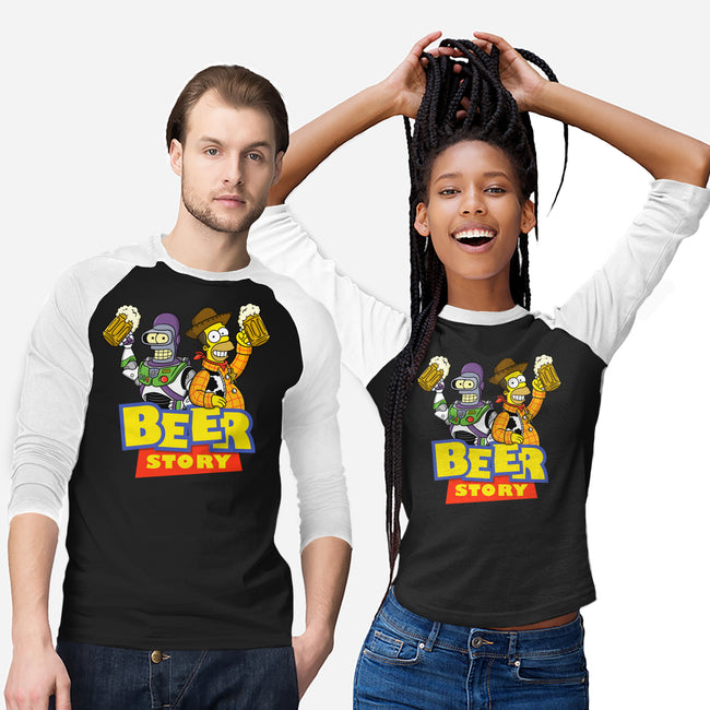 Beer Story-Unisex-Baseball-Tee-Barbadifuoco