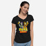 Beer Story-Womens-V-Neck-Tee-Barbadifuoco