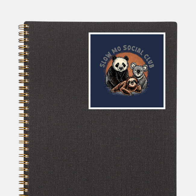 Slow Mo Social Club-None-Glossy-Sticker-glitchygorilla
