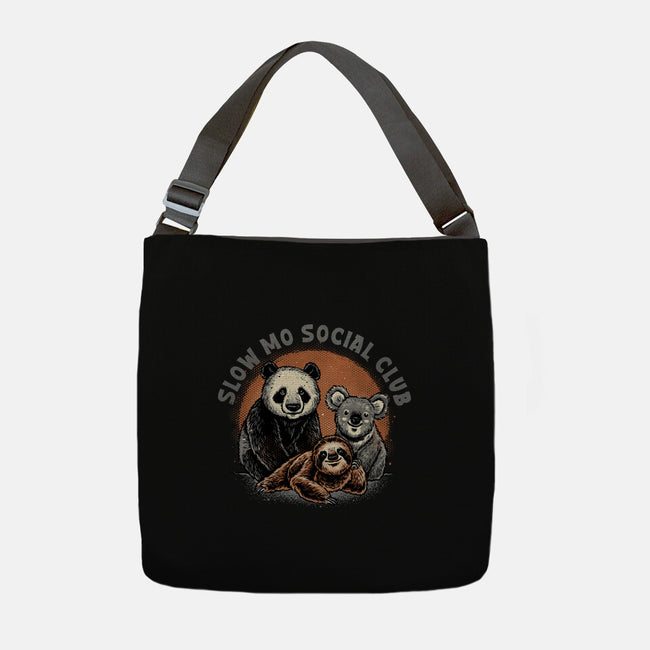 Slow Mo Social Club-None-Adjustable Tote-Bag-glitchygorilla