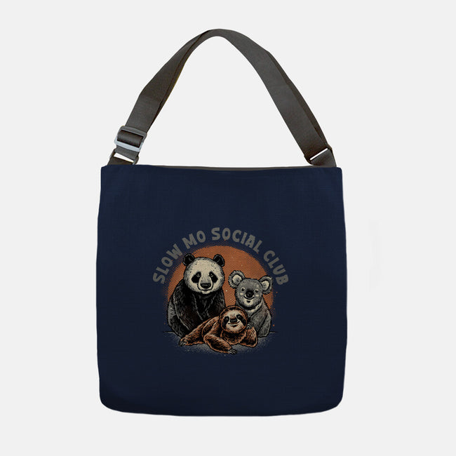 Slow Mo Social Club-None-Adjustable Tote-Bag-glitchygorilla