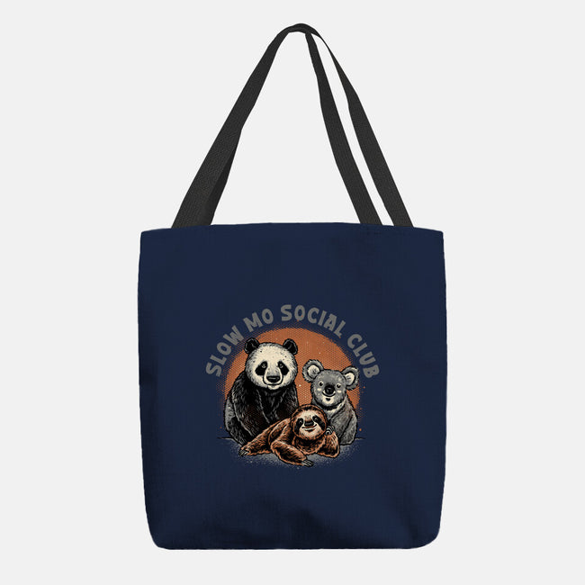 Slow Mo Social Club-None-Basic Tote-Bag-glitchygorilla