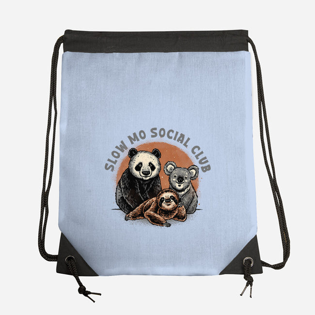 Slow Mo Social Club-None-Drawstring-Bag-glitchygorilla