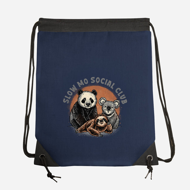 Slow Mo Social Club-None-Drawstring-Bag-glitchygorilla