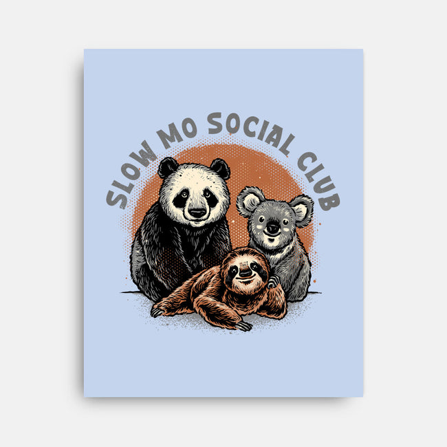 Slow Mo Social Club-None-Stretched-Canvas-glitchygorilla