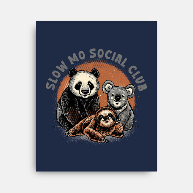 Slow Mo Social Club-None-Stretched-Canvas-glitchygorilla