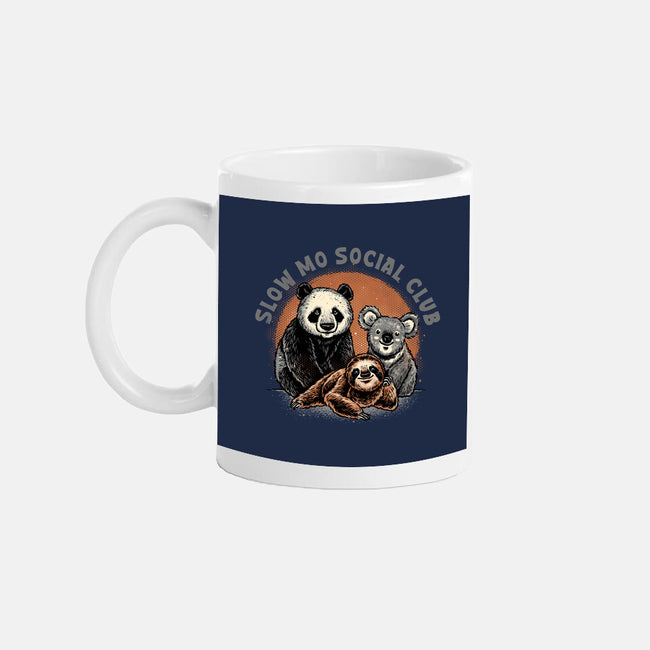 Slow Mo Social Club-None-Mug-Drinkware-glitchygorilla