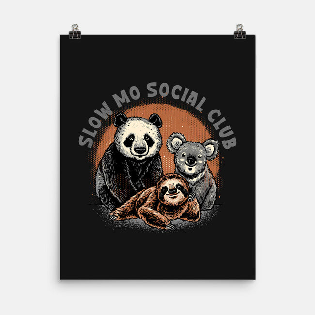 Slow Mo Social Club-None-Matte-Poster-glitchygorilla