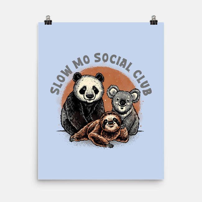 Slow Mo Social Club-None-Matte-Poster-glitchygorilla