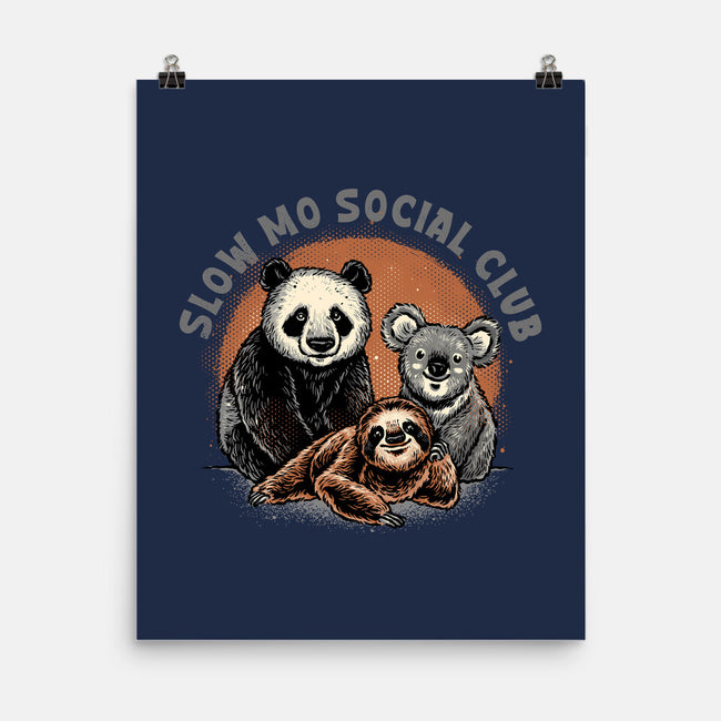 Slow Mo Social Club-None-Matte-Poster-glitchygorilla