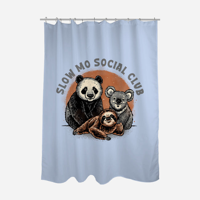 Slow Mo Social Club-None-Polyester-Shower Curtain-glitchygorilla