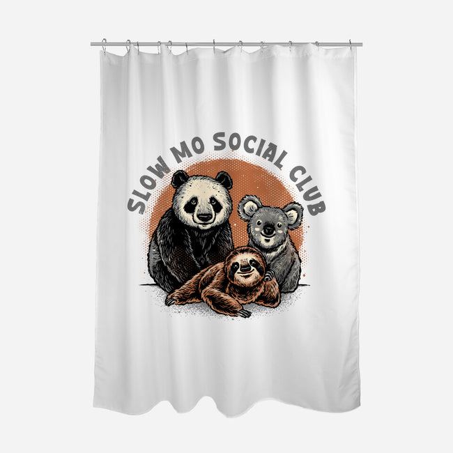 Slow Mo Social Club-None-Polyester-Shower Curtain-glitchygorilla