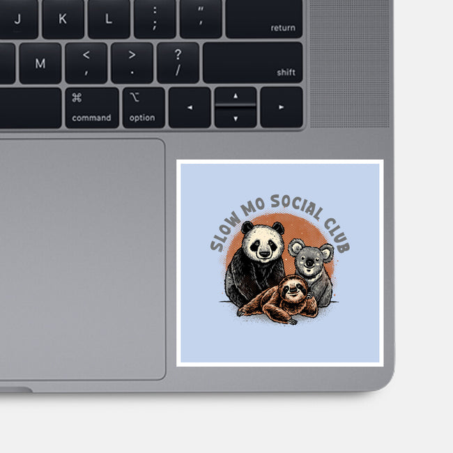 Slow Mo Social Club-None-Glossy-Sticker-glitchygorilla