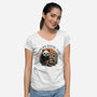 Slow Mo Social Club-Womens-V-Neck-Tee-glitchygorilla