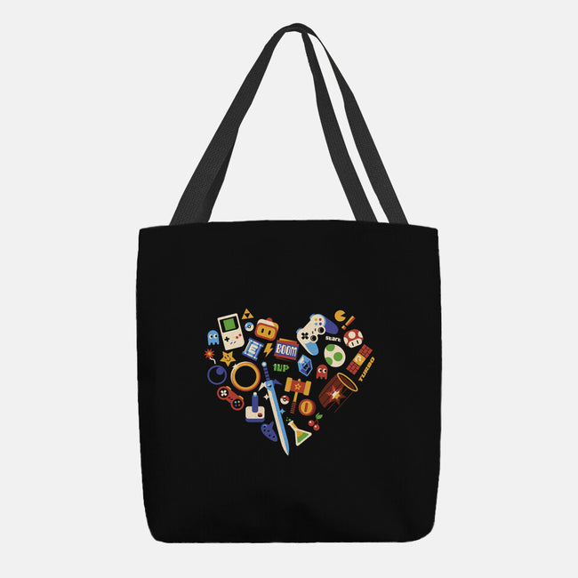 Love Gamer Vintage-None-Basic Tote-Bag-tobefonseca